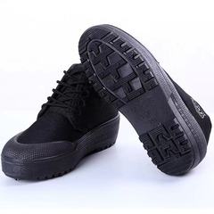 High-top cotton shoes, Liberation-style shoes, unisex training shoes, comfortable, non-slip, durable, and warm labor protection shoes; men's canvas shoes