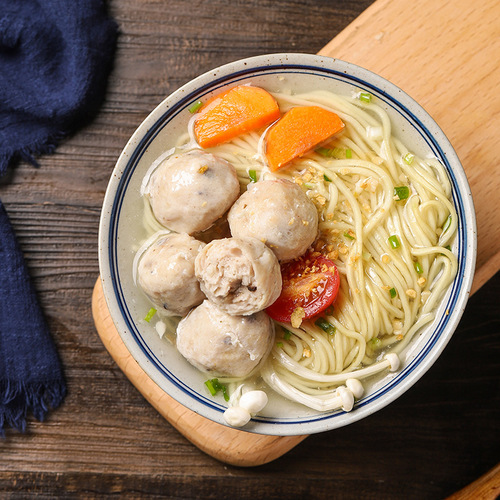 Commercial Mushroom Pork Meatballs Hot Pot Ingredients, Meatballs for BBQ, Spicy Noodles, Kaiseki, Food Service, Frozen Wholesale, Customizable