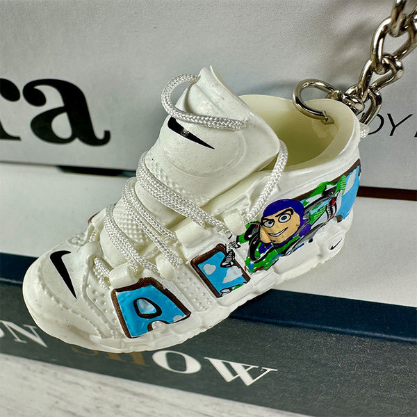 Aj Shoe Mold Keychain Pippen Series Mini 3D Stereo Basketball Shoes Trendyy Surprise Blind Box Bag Pendant Ornaments