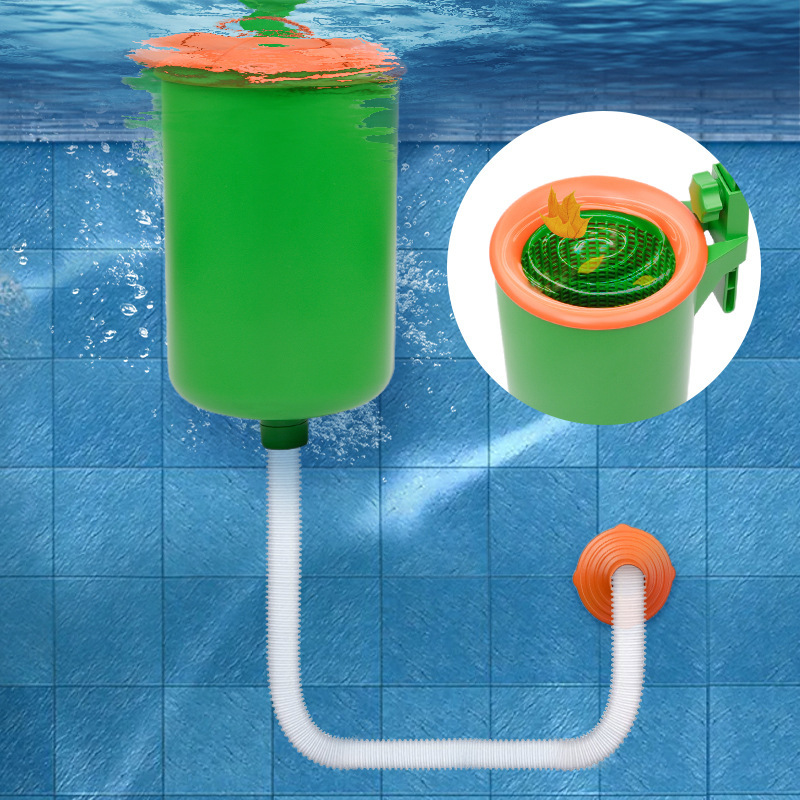 Factory Direct Supply Swimming Pool Filter Anti-Clogging Dual-Use Leaf Cleaner for Home Use Cross-Border Bracket Pool Debris Barrier