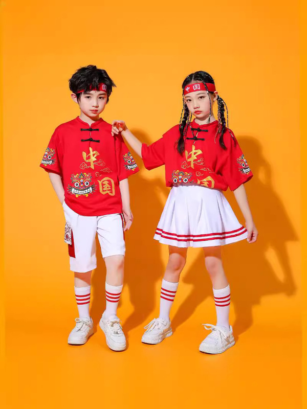 六一児童応援団公演服運動会の開会式ダンス競技服|undefined