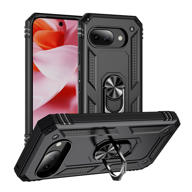 Suitable for Google Pixel 11 Sergeant Armor Ring Anti-Fall Phone Case 8/9/10A Car Mount Protective Cover Suitable for Google Pixel 11 Sergeant Armor Ring Anti-Fall Phone Case 8/9/10A Car Mount Protective Cover