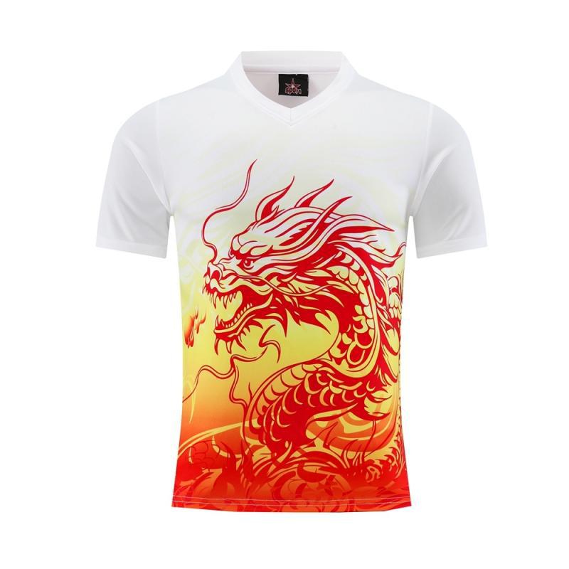 Dragón de secado rápido traje traje de barco de dragón manga corta protección solar dragón barco de dragón barco de dragón traje de equipo de seda de hielo se puede imprimir nombre del equipo