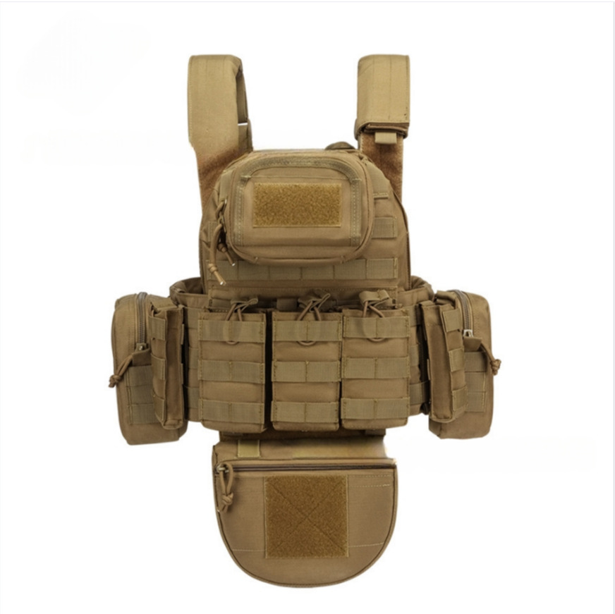 Multifuncional ventilador resistente al desgaste al aire libre chaleco táctico molle sistema expandible chaleco táctico