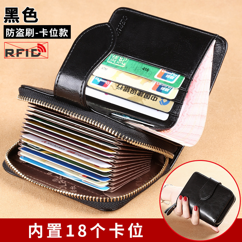 Cartera corta, bolso de cambio, bolso de tarjetas de cuero real, bolso pequeño, bolso de mujer, bolso de cuero compacto, cuero de vaca