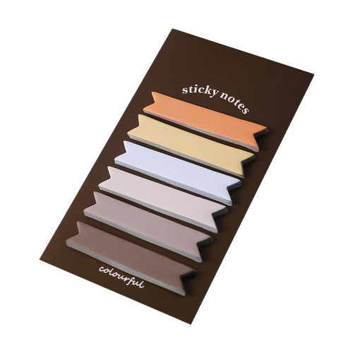 Morandi gradient sticky notes student classification color index stickers office message notes N times sticky notes