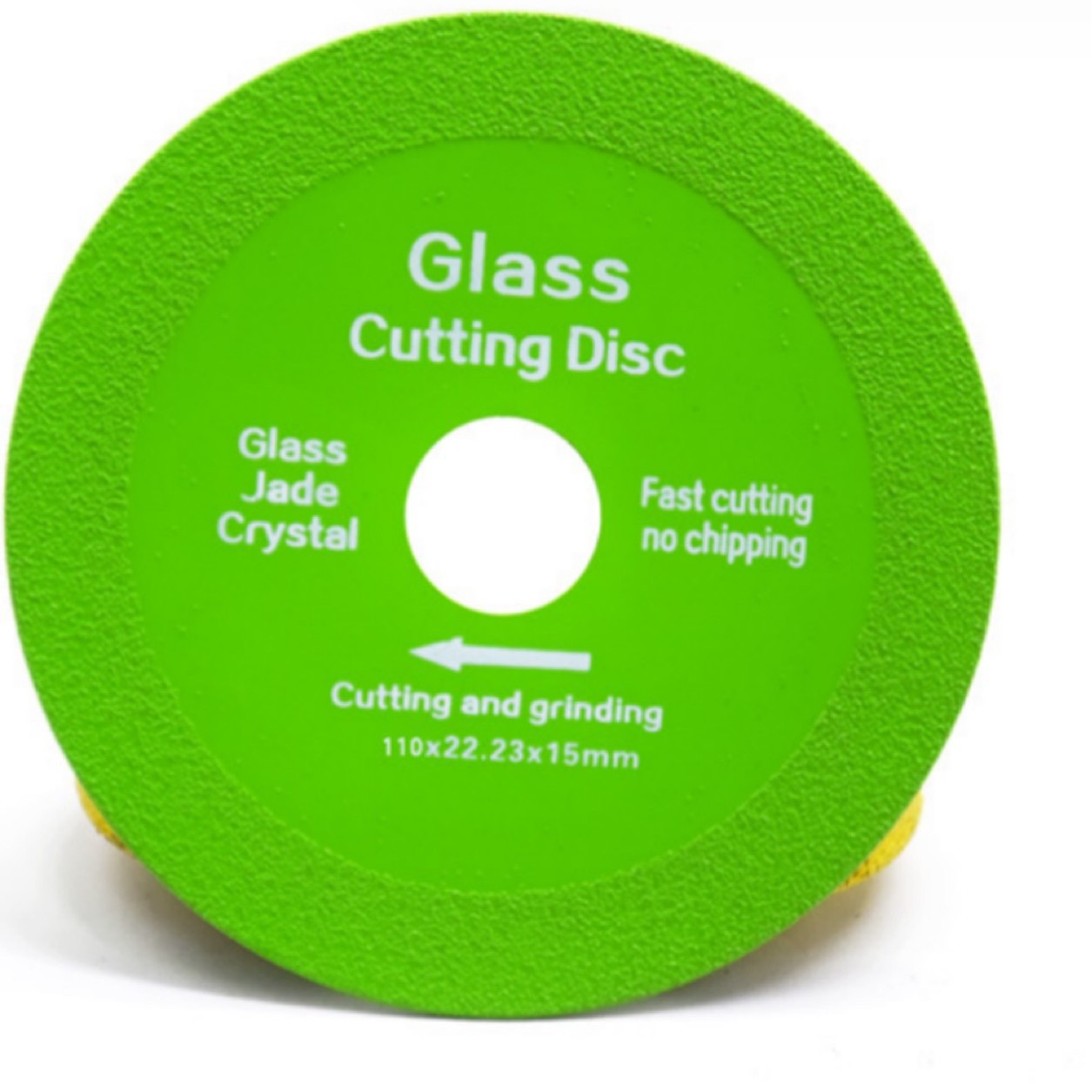 源头厂家110乘22.23乘15英文版玻璃王钎焊金刚石切割片磨片锯片