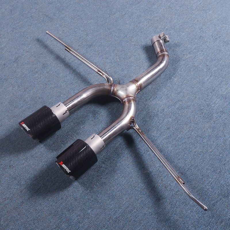 Golf 6 7.5 7 8 Scirocco Car Exhaust Pipe Upgrade Tail Section Swallowtail Dual Outlet Quad Outlet Middle Outlet Accessories