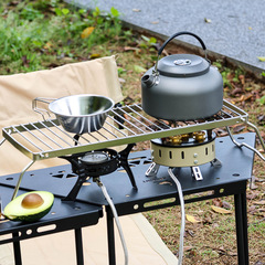 Outdoor BBQ Folding Portable Camping Thickened Stainless Steel Stove Bracket Mini Kitchen Small BBQ Rack