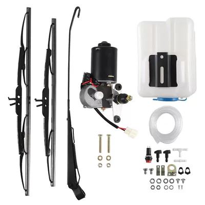 Cross-border exclusive electric windshield wiper kit with switch suitable for Polaris wiper kit (Wiper) - electric-wiper-assembly-with-switch
