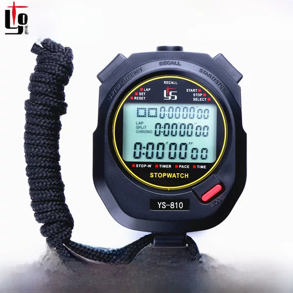 Factory wholesale YS-810 yisheng 10~100 stopwatch timer sports training running students exercise referee