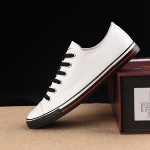 Cross-border Men's Shoes Canvas Shoes Men's Black Student Shoes White Shoes Flat Board Shoes Lace-up Casual Board Shoes 139