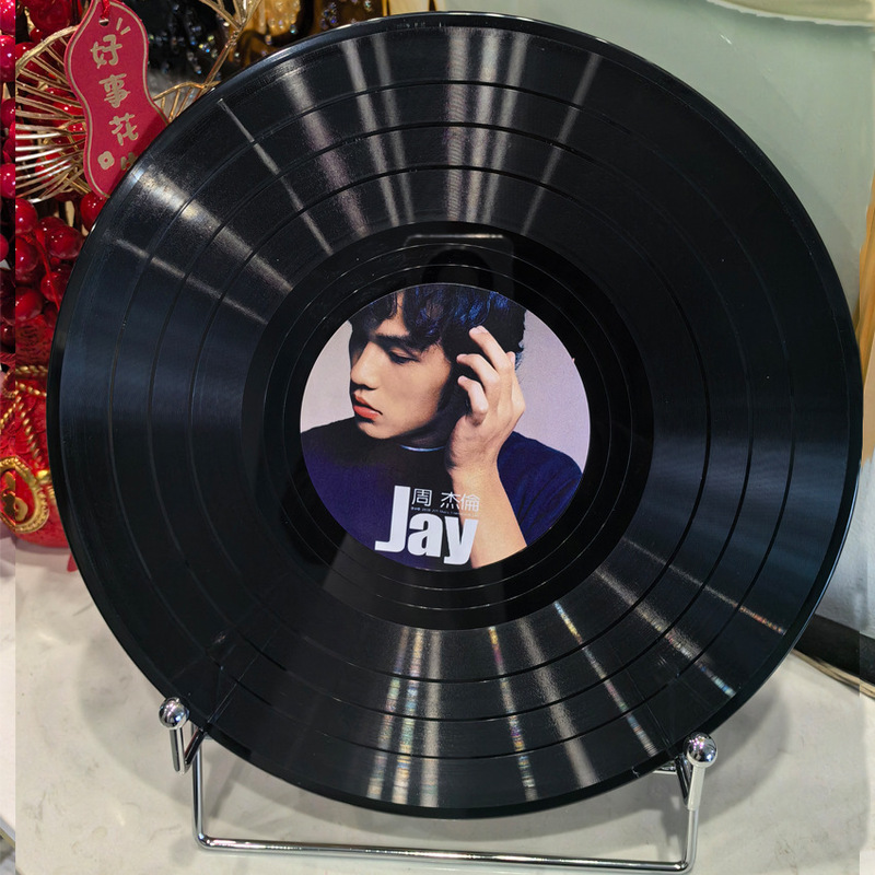 Creative DIY Vinyl Record Birthday Gift for Classmates Graffiti Retro Record Ornaments Decoration Artificial Vinyl