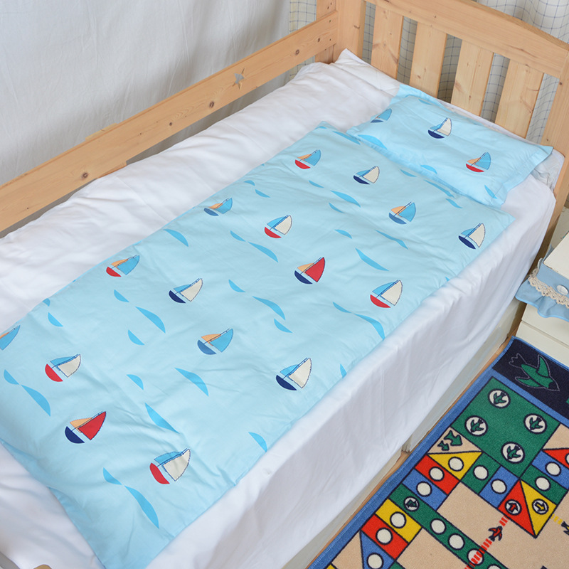 小学生午睡被子定制批发幼儿园被子六件套 棉质卡通学生宿舍被子|ms