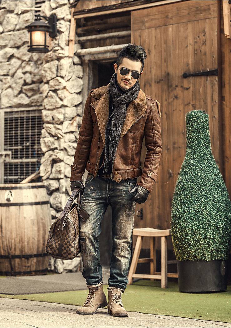 Brown Leather Jacket 3