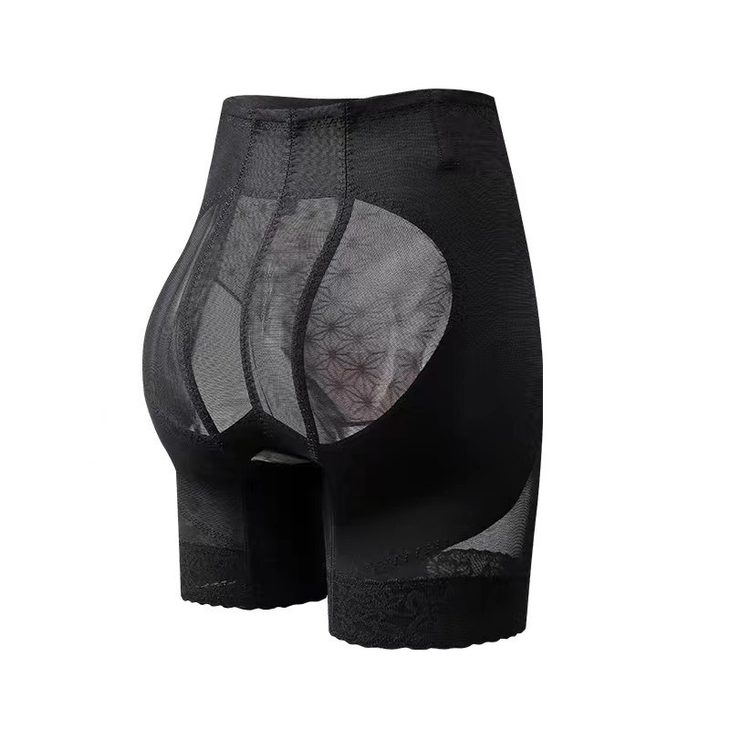 夏用軽量シームレスシェイプアップお腹引き締めヒップアップパンツ ハイウエスト肌に優しい通気性のある体型補正露出防止安全パンツ|undefined