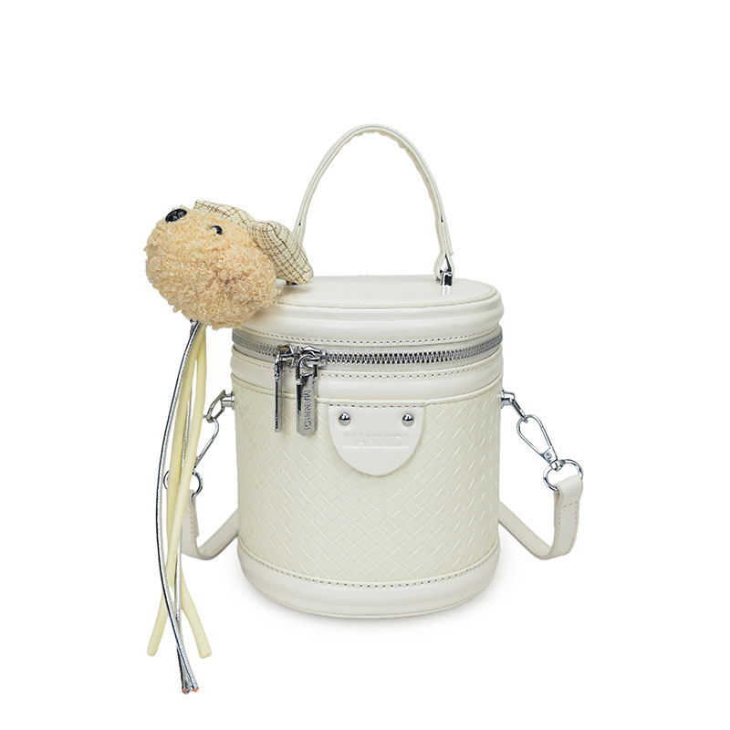 Bolsos de cubo de mano de alta sensación de tejido, bolsas de mano de mujer transfronterizas nuevas moda portátiles de lujo ligero bolsas de hombro