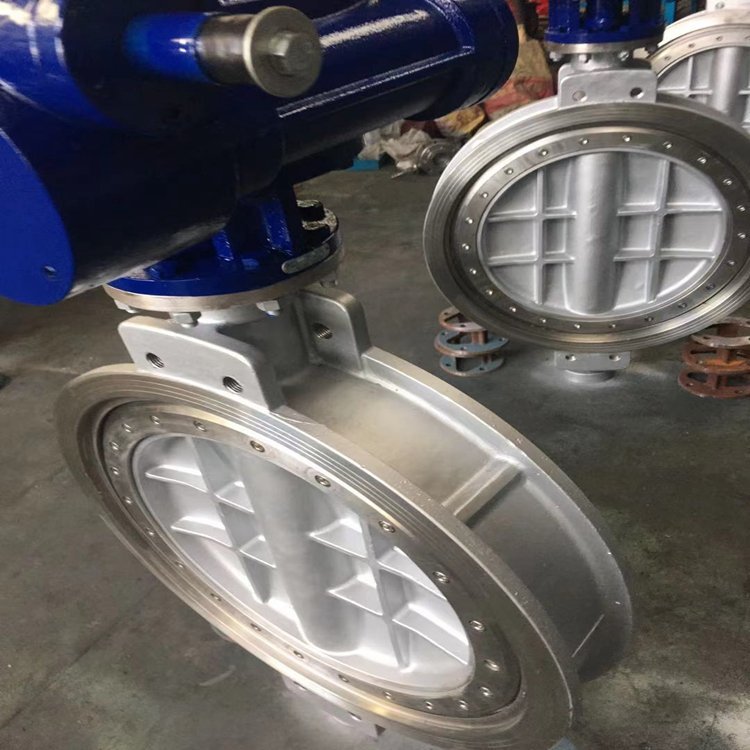 温州D373H-16P DN80涡轮蝶阀、硬密封蝶阀、不锈钢304法兰