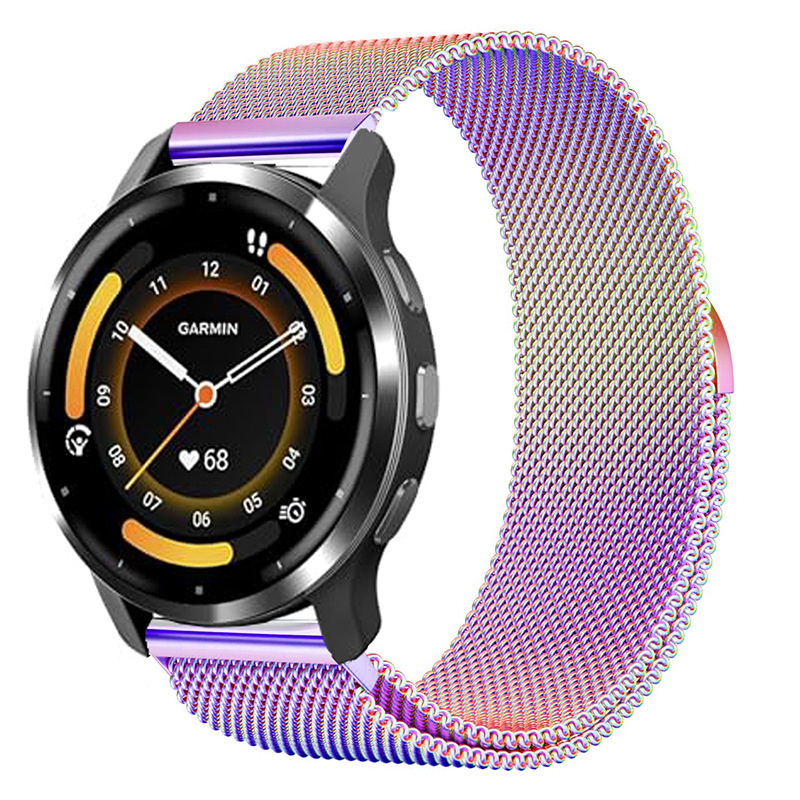 Suitable for Garmin Venu Milanese Garmin Vivoactive Metal Stainless Steel Watch Strap