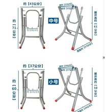 不绣钢折叠桌腿工作台子托架便携钢制台架架高多功能折叠腿