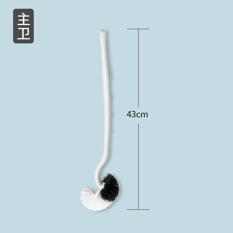 Toilet Brush, Antibacterial Silver‑Ion Hygienic Brush, Long Handle with Hanging Hole, 0.15 kg