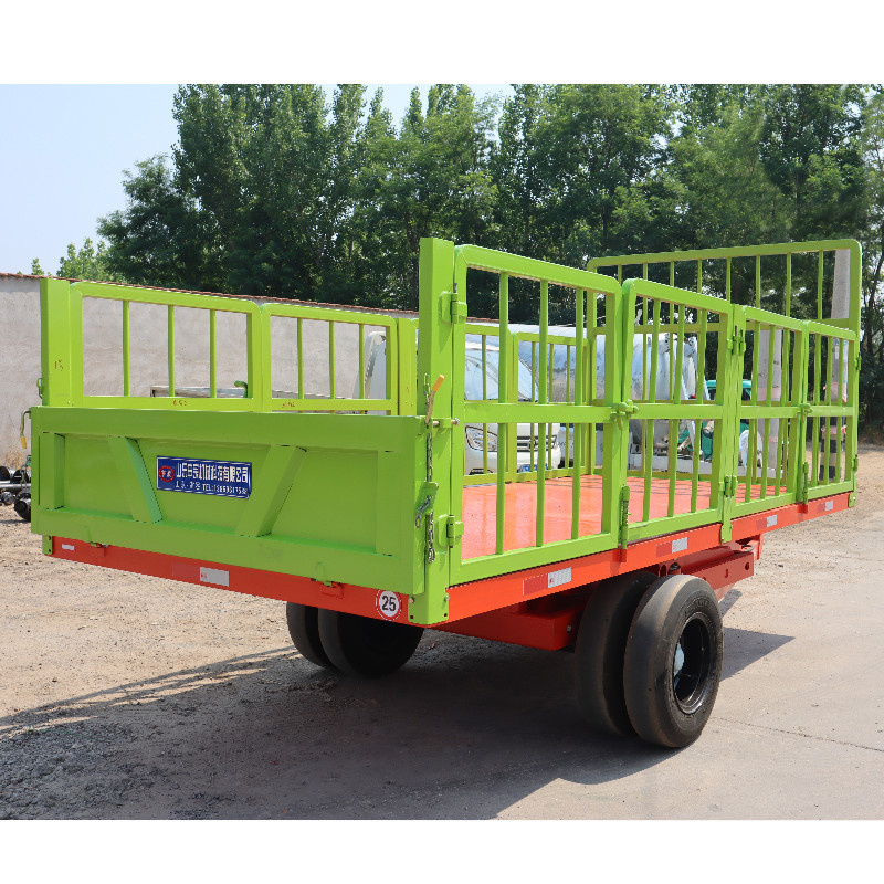 农用平板拖车 5吨自卸拖车 大型单轴左右后翻自卸农用挂车 厂家