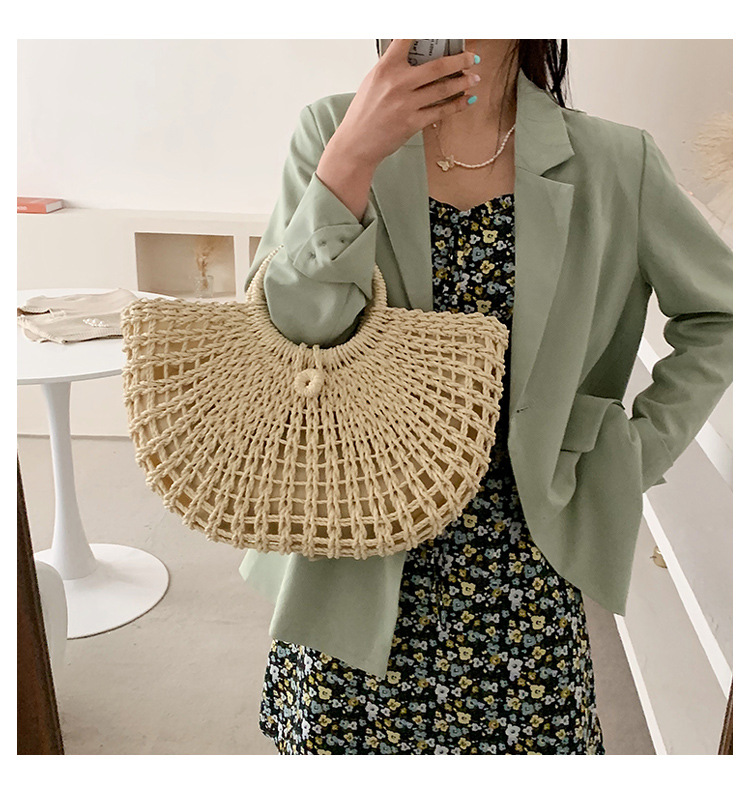 Simple Fashion Straw Woven Bag display picture 15