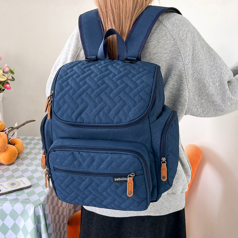 Nuevo paquete de gran capacidad para mamás se puede colgar en cochecito, paquete portátil para madres y bebés, multicapa de almacenamiento, mochila de viaje