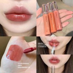 Cappuvini water refractive lip glaze syrup lip gloss high-value lip glaze lipstick water gloss mirror glass lip gloss