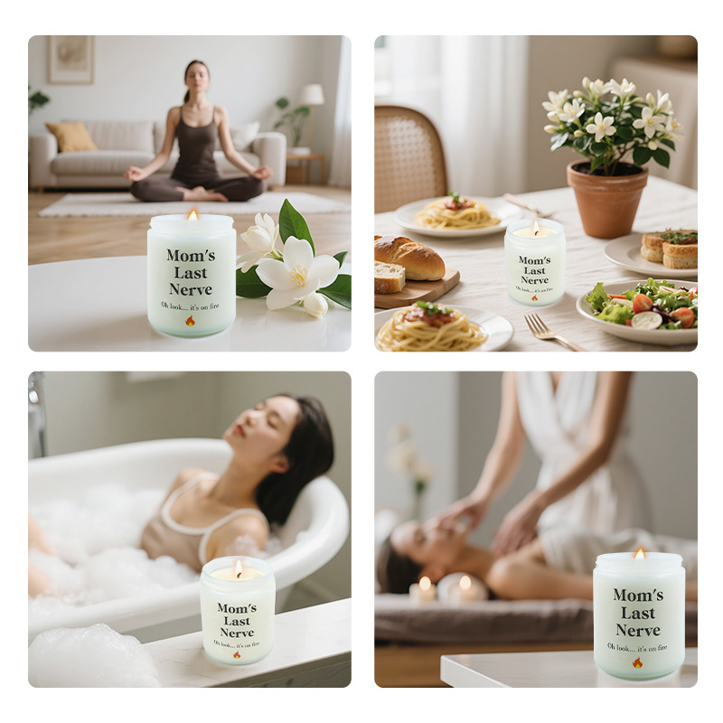 Amazon Hot Sale Día de la Madre Cera de Banana Decoración del dormitorio Cera de Soya Perfume Caja de Regalo para hacer pegatinas