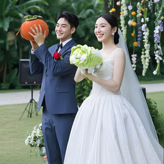 結婚式、結婚、レタス、犬、柿、人形、良いことが起こる、写真撮影用小道具、花束、抱き枕、お土産人形、おもちゃ