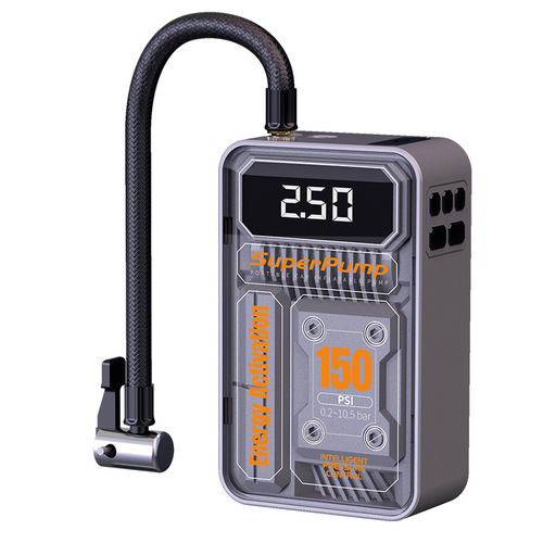 Car air pump mini portable electric car air pump car small wireless digital display tire air pump