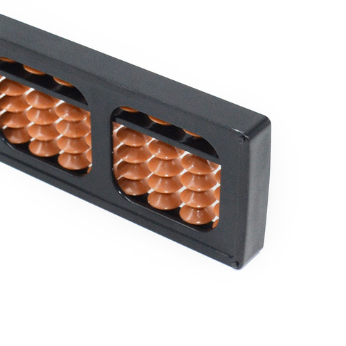 7 to 17 Ranks Plastic Abacus for Primary School Students and Children, Export Quality, Brand New ABS Full Brown Abacus Batch