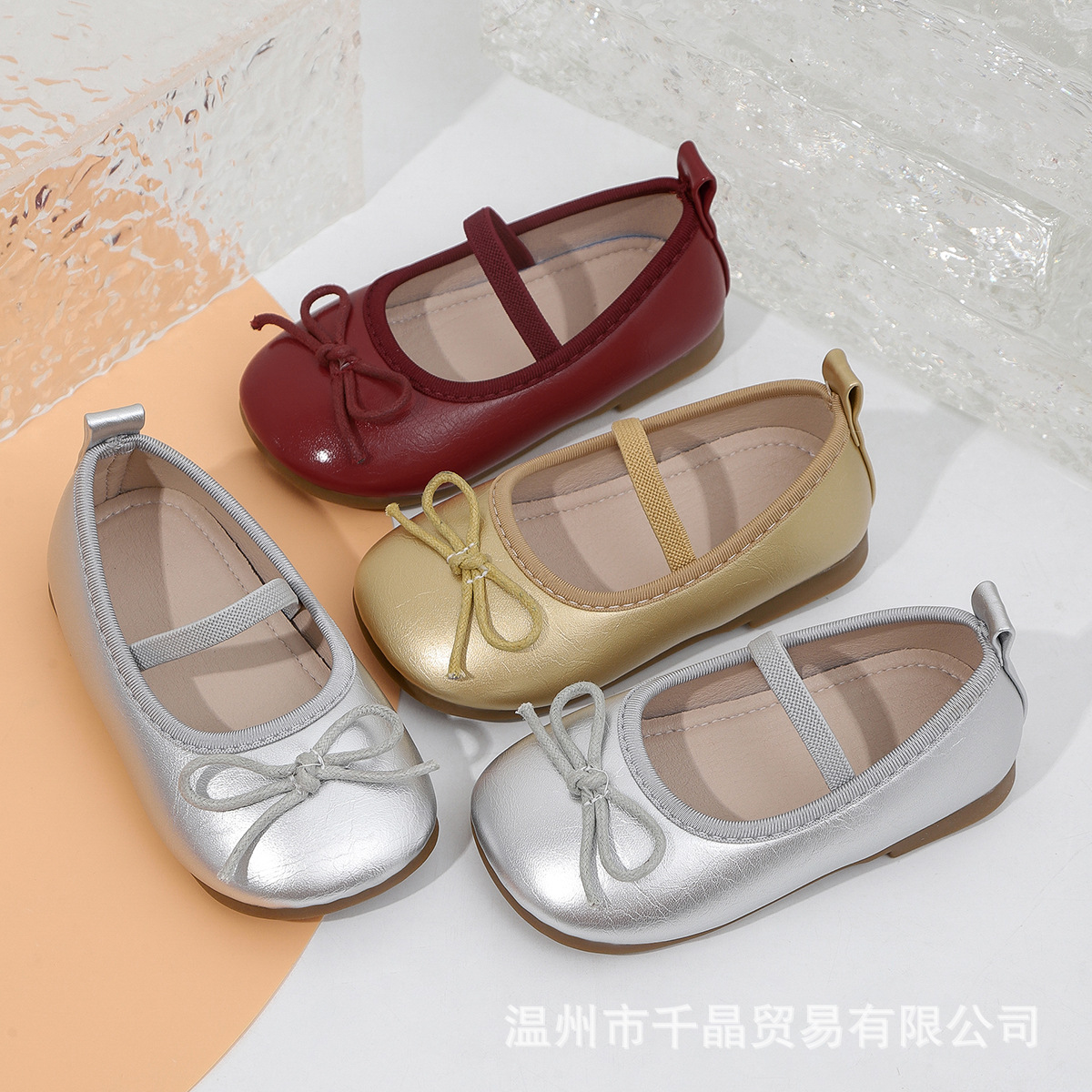 儿童小皮鞋2025春秋季新款韩版洋气女童蝴蝶结宝宝百搭时尚单鞋