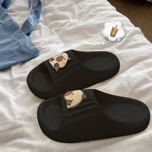 可爱卡皮巴拉~EVA拖鞋男女2025春夏新款情侣时尚居家防滑软底拖鞋