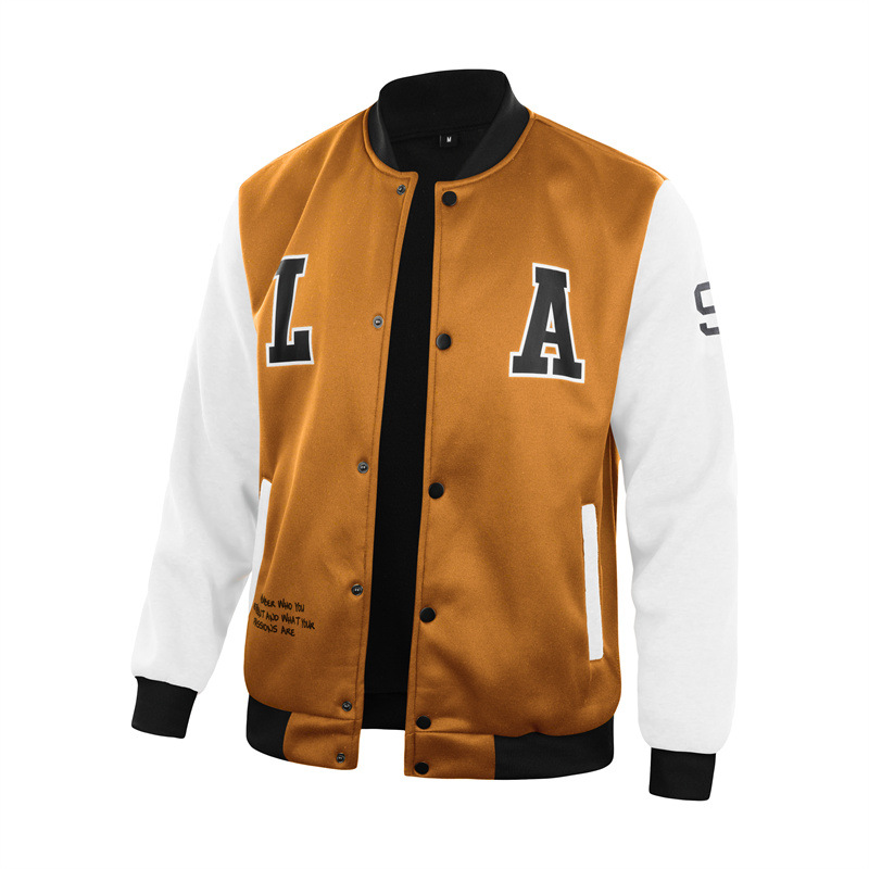 Chaqueta de cuello de béisbol para hombres primavera y otoño nuevo estilo de moda casual chaqueta de béisbol para hombres chaqueta de hombre