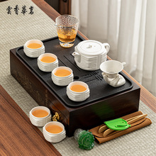 日式多功能收纳茶盘家用储物茶具套装一体化简约便携旅行功夫茶台