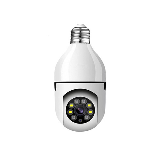 V380 Remote Monitoring Camera 2 Million Pixels Tuya Panoramic Smart HD Bulb-Style Okam Surveillance Camera