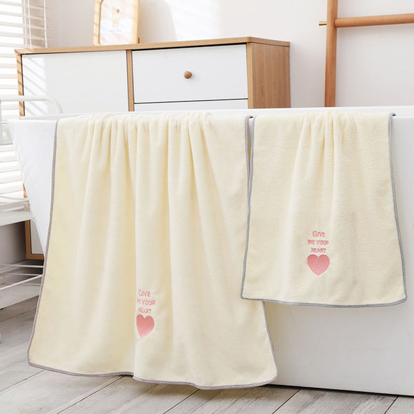 soft beach coral children's bath towel for men and women