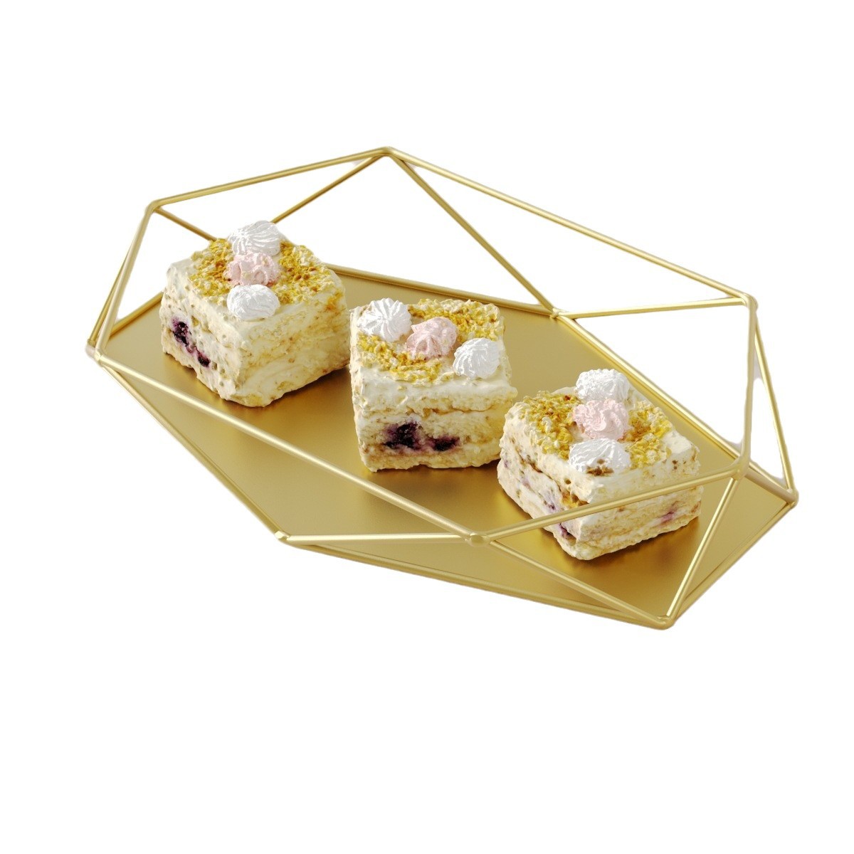 Decoración de postre estante de exhibición decoración de comida fría europea mesa de té pancake image 6