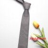 Classic suit, tie, colored accessory, 6cm