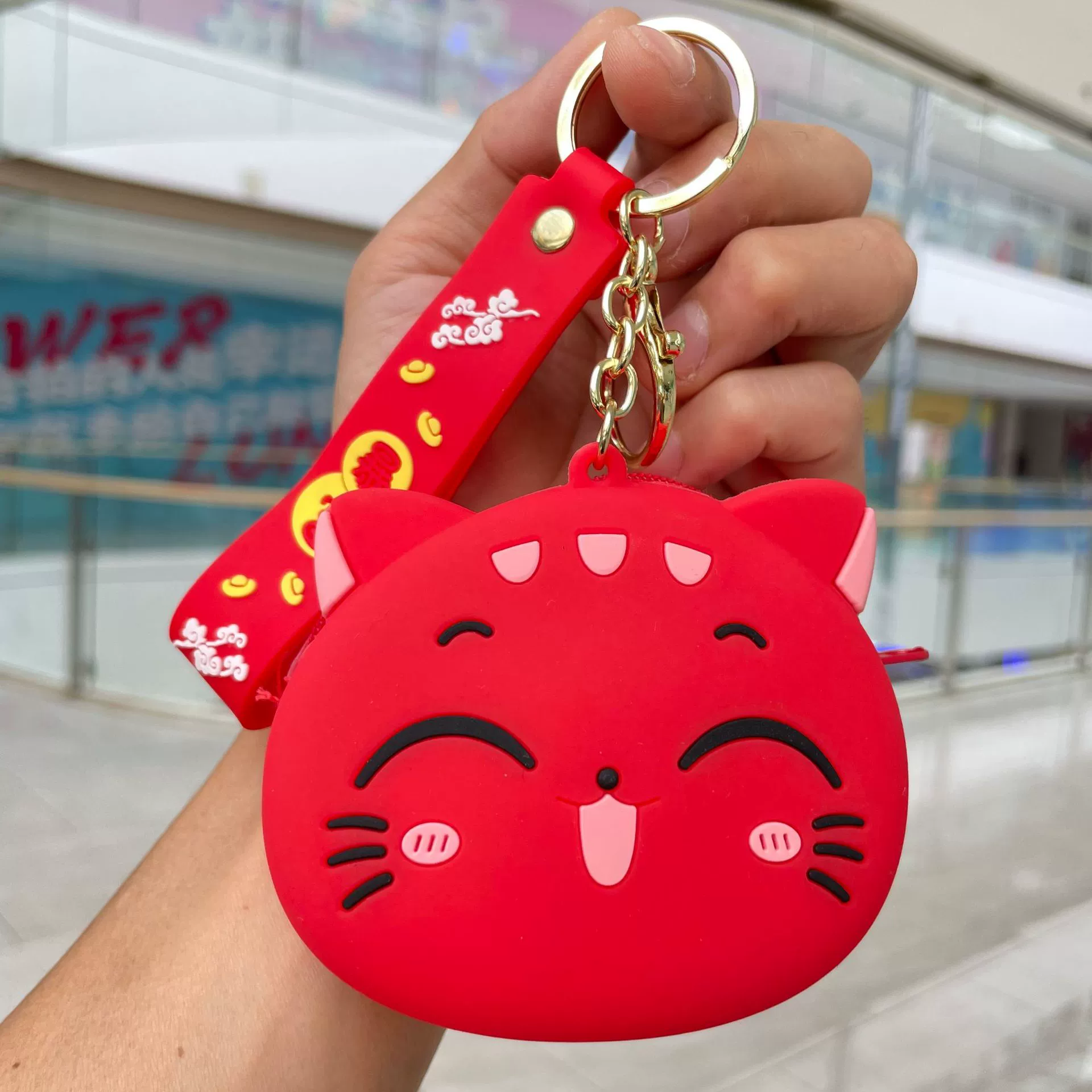 Sanrio силиконовый кошелек, сумочка для ключей, брелок, подвеска, подарок на день рождения