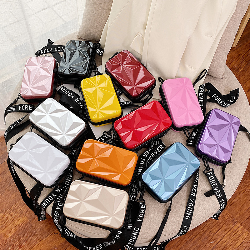 Internet Trendy Cosmetic Bag INS Fashionable Shoulder Crossbody Bag Small Square Bag Change Travel Bag Wash Bag PC Storage Bag