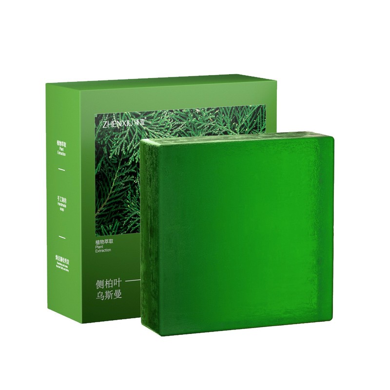 臻羞侧柏叶乌斯曼草洗发皂蓬松秀发温和缓解头皮油保持弹性光泽|undefined
