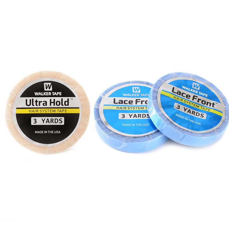 Cross-border Roll Hair Tape Plus Adhesive Seamless Reissue Wig Gel U.S. walker Waterproof Sweat-proof Wig Tape