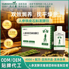 OEM代工呼吸道健康草本发酵饮 发酵石斛多糖 石斛人参浓缩液贴牌