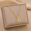 Elite fashionable necklace stainless steel, chain for key bag , European style, simple and elegant design, does not fade, wholesale