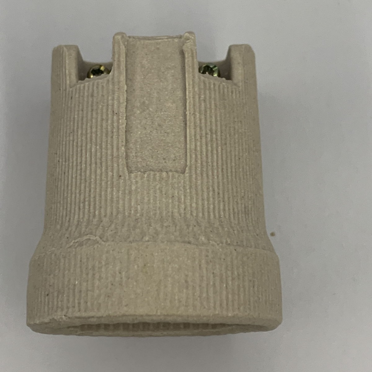 E27 F519 cabeza de lámpara de cerámica aluminio amarillo fuente de fábrica de stock mayorista E27 cabeza de lámpara de cerámica