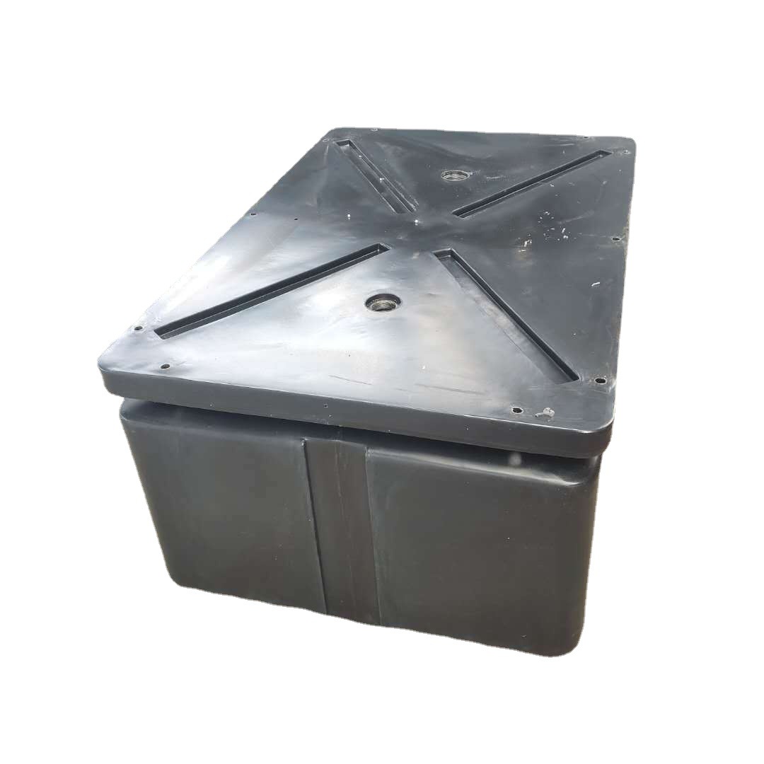 1200*800*900海上钓鱼台搭建浮箱  塑料浮箱  PE浮筒