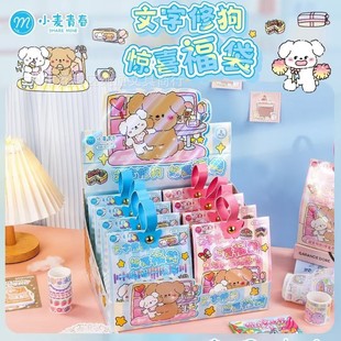 Surprise Lucky Bag with Creative Stationery, Large Blind Box, Cartoon Cute Planner, Quiet Book, Surprise Blind Draw Gift